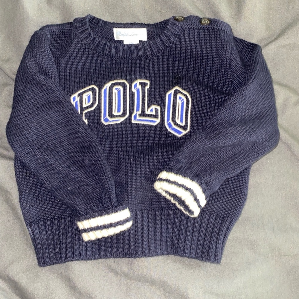 Baby polo Ralph Lauren sweater size 18 months